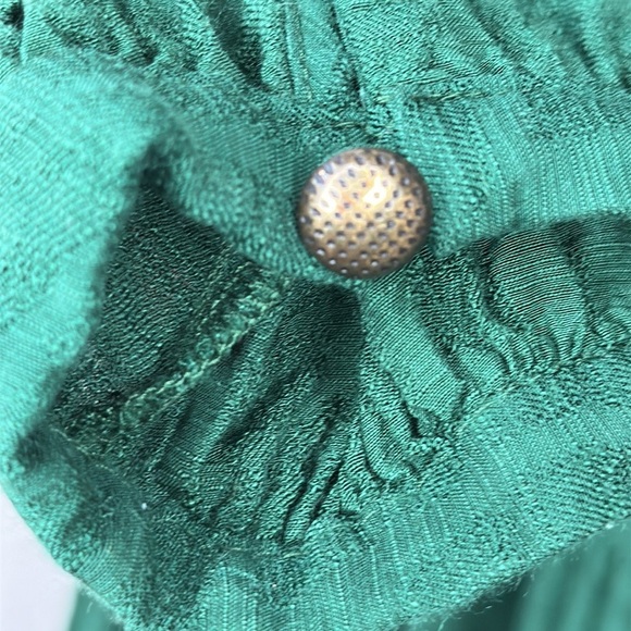 Anthropologie Maeve Amber Tiered Tunic Long Sleeve Dress in Evergreen Size XS - Picture 7 of 14